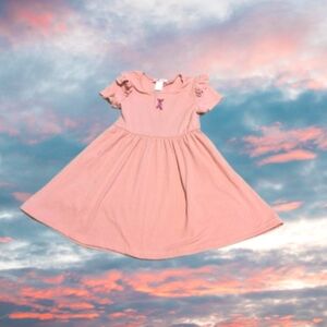Emma & Elsa Pink Casual Flutter Sleeve Soft Ballet Girl's Size 6 ✨2 /$15✨